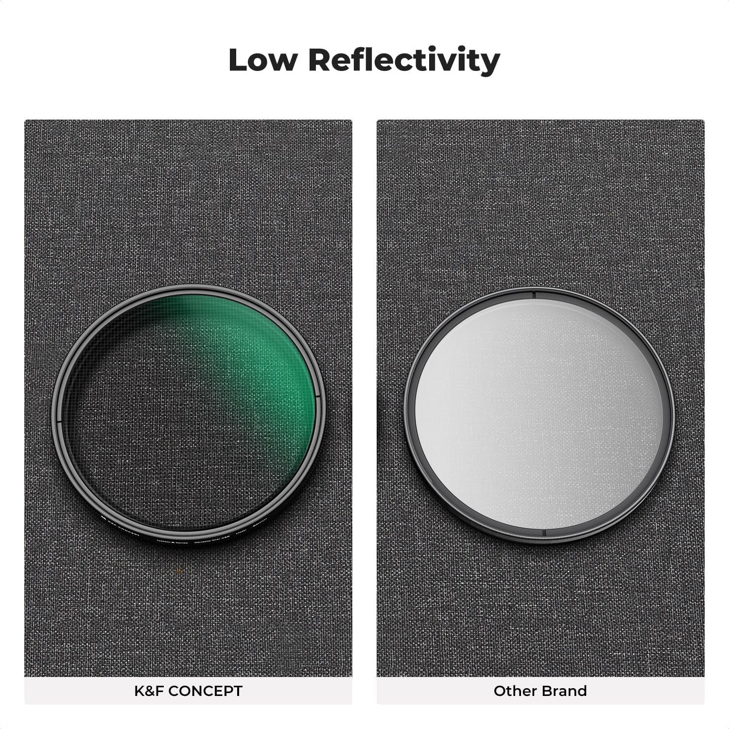 K&F Concept 82mm Variable Star Filter Cross Screen Starburst Filter 4, 8 Points -18 Layer Coating Ultra Slim Optical Glas Camera Lens Filter with 3 Cleaning Cloth - Image 6